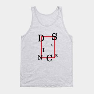 Funny social distancing quote Tank Top